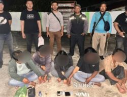 Berawal dari Dumas Warga, Sat Narkoba Polres Simalungun Gerak Cepat Tangkap 5 Pelaku Narkoba di Eks Galon Pertamina Seribudolok.