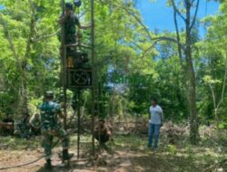 Personel TMMD Lanjutkan Pengeboran Sumur Bor di Desa Maba.