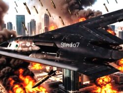 Langit Iran Diguncang Pesawat Siluman B-2 Milik Militer Amerika Serikat dan Menghantam Bunker Rudal Bawah Tanah Iran.