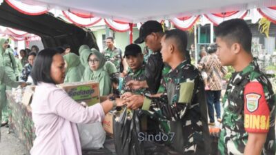 Kodim 1710/Mimika Gelar Bazar Ramadhan Sambut Idul Fitri 1447 H