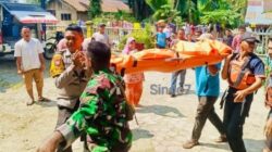 Dari Tim Gabungan Berhasil Temukan dan Evakuasi Jenazah Remaja Yang Hanyut Di Dolok Sigompulon.