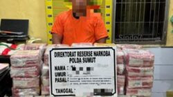 Polda Sumut Gagalkan Penyelundupan 50 Kg Sabu di Perairan Asahan.