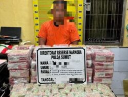 Polda Sumut Gagalkan Penyelundupan 50 Kg Sabu di Perairan Asahan.