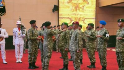 Panglima TNI Pimpin Penyerahan dan Pelantikan Jabatan di Lingkungan TNI.