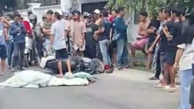 Pengendara Sepeda Motor Terlindas Mobil Truk Meninggal Ditempat.