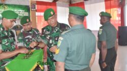 Kodim 1710/Mimika Gelar Acara Laporan Korps Kenaikan Pangkat