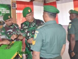 Kodim 1710/Mimika Gelar Acara Laporan Korps Kenaikan Pangkat