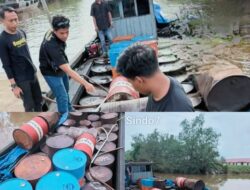 Sikat Mafia BBM, “Polda Riau Gagalkan Penyelundupan 10 Ribu Liter Solar Subsidi di Jalur Darat dengan Laut.”
