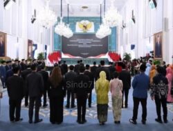 Presiden Prabowo Saksikan Pengucapan Sumpah Hakim Konstitusi dan Keanggotaan Ombudsman RI