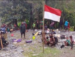 Koops TNI Habema Hadirkan Rasa Aman, Warga Distrik Kembru Kembali Pulang dan Kibarkan Bendera Merah Putih