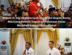 Bupati H. Ing Iskandarsyah dan Wakil Bupati Rocky Marciano Bawole Tegaskan Penataan Pasar Berpihak kepada Masyarakat