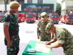 Distribusi 36 Unit Mobil Damkar, Kodam XIX/TT Perkuat Kesiapsiagaan Karhutla