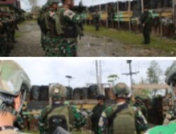 Wapangkoops TNI Habema Tinjau Kesiapsiagaan Prajurit di Pos Kotis Dekai