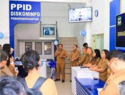 Kadis Kominfo Johannes Sihombing Launching Inovasi Gerai PPID