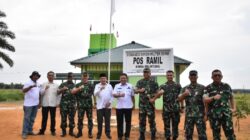Danrem 031/WB Brigjen TNI Dr. Agustatius Sitepu,S.Sos.,M.Si.,M.Han Pastikan Pembangunan Pos Koramil di Rohil.