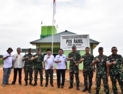 Danrem 031/WB Brigjen TNI Dr. Agustatius Sitepu,S.Sos.,M.Si.,M.Han Pastikan Pembangunan Pos Koramil di Rohil.