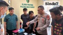 Prioritaskan Keselamatan, Polres Musi Rawas Gelar Ramp Check, Tes Kesehatan dan Tes Urine Kru Bus Jemaah Calon Haji