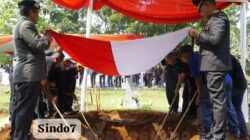 Danpas Gegana Korbrimob Hadiri Pemakaman Brigjen Pol. (Purn.) Mangisi Situmorang
