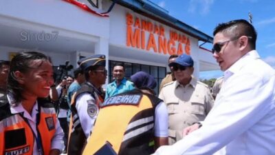Presiden Prabowo Tinjau dan Memastikan Pembangunan di Kabupaten Talaud Sulawesi Utara. 