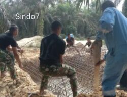 Kodam XIX Tuanku Tambusai Kebut Pembangunan Jembatan Garuda di Wilayah Kabupaten Inhu, Progres Sudah Tembus 28 Persen