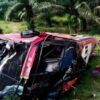 Bus Halmahera dan Pickup Bertabrakan di Tol Kualanamu – Tebingtinggi, 4 Orang Meninggal Dunia.