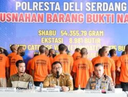 Bupati Deli Serdang Apresiasi Pengungkapan 89 Kg Sabu, Sanksi Berat Bagi ASN Terlibat