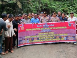 Kapolres Simalungun Resmikan Jembatan Merah Putih Presisi di Hatonduhan, Wujud Nyata Polri Hadir Bangun Desa dan Jaga Keselamatan Warga