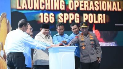 Presiden Prabowo Melakukan Groundbreaking 10 Gudang Pangan Polri dan Luncurkan 166 SPPG