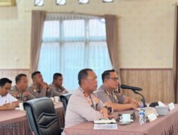 Kapolres Simalungun Ikuti ANEV Kamtibmas Via Zoom Meeting, Perkuat Strategi Jaga Kondusivitas Wilayah