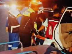 Nahas Satu Keluarga Asal dari Sumut Kecelakaan Tunggal di Tol Pekanbaru-Dumai Km 14 (Kecamatan Bathin Solapan).