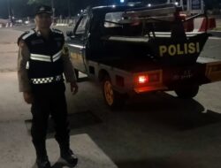 Kapolsek Raya Pimpin Patroli Malam Antisipasi Balap Liar dan Gangguan Kamtibmas