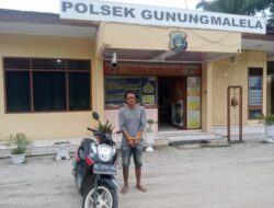 Polsek Gunung Malela Ringkus Pelaku Penggelapan Motor, Korban Sempat Rugi Rp13 Juta