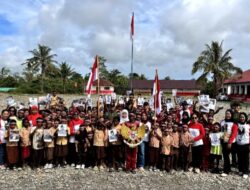 Kegiatan Peringati Hari Lahir Pancasila, Membuat Tawa dan Senyum Kebahagiaan Anak-Anak Papua Kembali Pecah