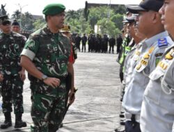 Danrem 031/WB Pimpin Apel Gelar Pasukan Jelang Kunjungan Ibu Wakil Presiden RI dan Ibu Seruni Kabinet Merah Putih di Riau
