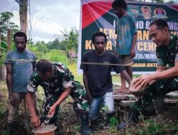 Perkuat Konektivitas Wilayah, Kodim 1710/Mimika Ground Breaking 6 Jembatan Garuda