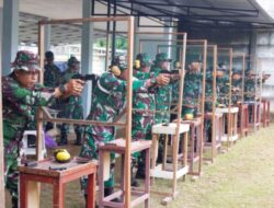 Asah Ketangkasan dan Fokus Tempur, Lanud Sjamsudin Noor Gelar Latihan Menembak Berkala Guna Perkuat Ketangguhan dan Kesiapsiagaan Prajurit
