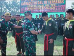 Kodam XIX/Tuanku Tambusai Resmi Buka Latkadertih PSM Gelombang III, Berangkatkan Kontingen Judo dan PSM ke Kejuaraan Nasional