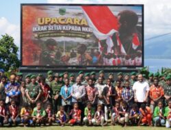 Sepuluh Anggota TPNPB-OPM Kodap IV Sorong Raya Ikrar Setia kepada NKRI di Manokwari