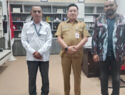 Ketua IPK PAC Bathin Solapan Pardeling Simanjuntak dan Sekretaris Sariaman Situmorang Audiensi dengan Disnaker, Disambut Baik