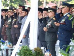 Pangdam XIX Tuanku Tambusai Hadiri Puncak Peringatan Hari Bhayangkara Ke-80 di Mapolda Riau