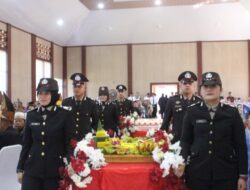 Puncak HUT Bhayangkara ke-80, Kapolres Simalungun Pimpin Potong Tumpeng Syukuran Penuh Kehangatann