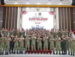 Kasdam Pimpin Paparan Rentinkon Kotama Ops TNI dalam Kunjungan Pasis Dikreg LV Sesko TNI ke Kodam XIX Tuanku Tambusai
