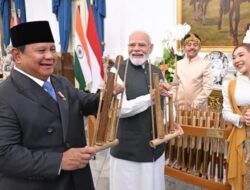 Oleh-Oleh Diplomasi dari Presiden Prabowo, Angklung Warnai Kehangatan Pertemuan dengan PM Narendra Modi