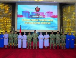 Irjen TNI Pimpin Laporan Korps Kenaikan Pangkat 105 Pati TNI