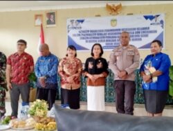 Babinsa Koramil Kuala Kencana Hadiri Sosialisasi PHBS dan Pencegahan HIV/AIDS