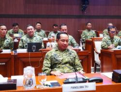 Panglima TNI Bersama Wamenhan RI Hadiri Raker Bersama Komisi I DPR RI