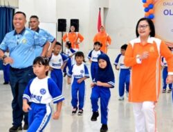 Merangkai Bahagia Dengan Anak-Anak TK Angkasa, Olahraga Bersama HUT Ke-38 Yasarini Penuh Keceriaan di Lanud Sjamsudin.