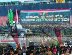 Brimob Polda Sumut Sambut Kepulangan Satgas Yonif 126/KC, Wujud Sinergi Menghormati Pengabdian Prajurit Penjaga Perbatasan