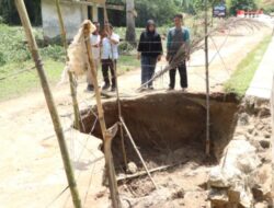 Curah Hujan Tinggi Picu Longsor di Dolok Ilir I, Camat Dolok Batu Nanggar Tinjau Lokasi dan Imbau Warga Tingkatkan Kewaspadaan