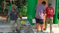 Rehab MCK Hampir Rampung, Satgas TMMD Ke-129 Kodim 1807/Sorong Selatan Tingkatkan Kualitas Sanitasi Warga Kampung Sesor